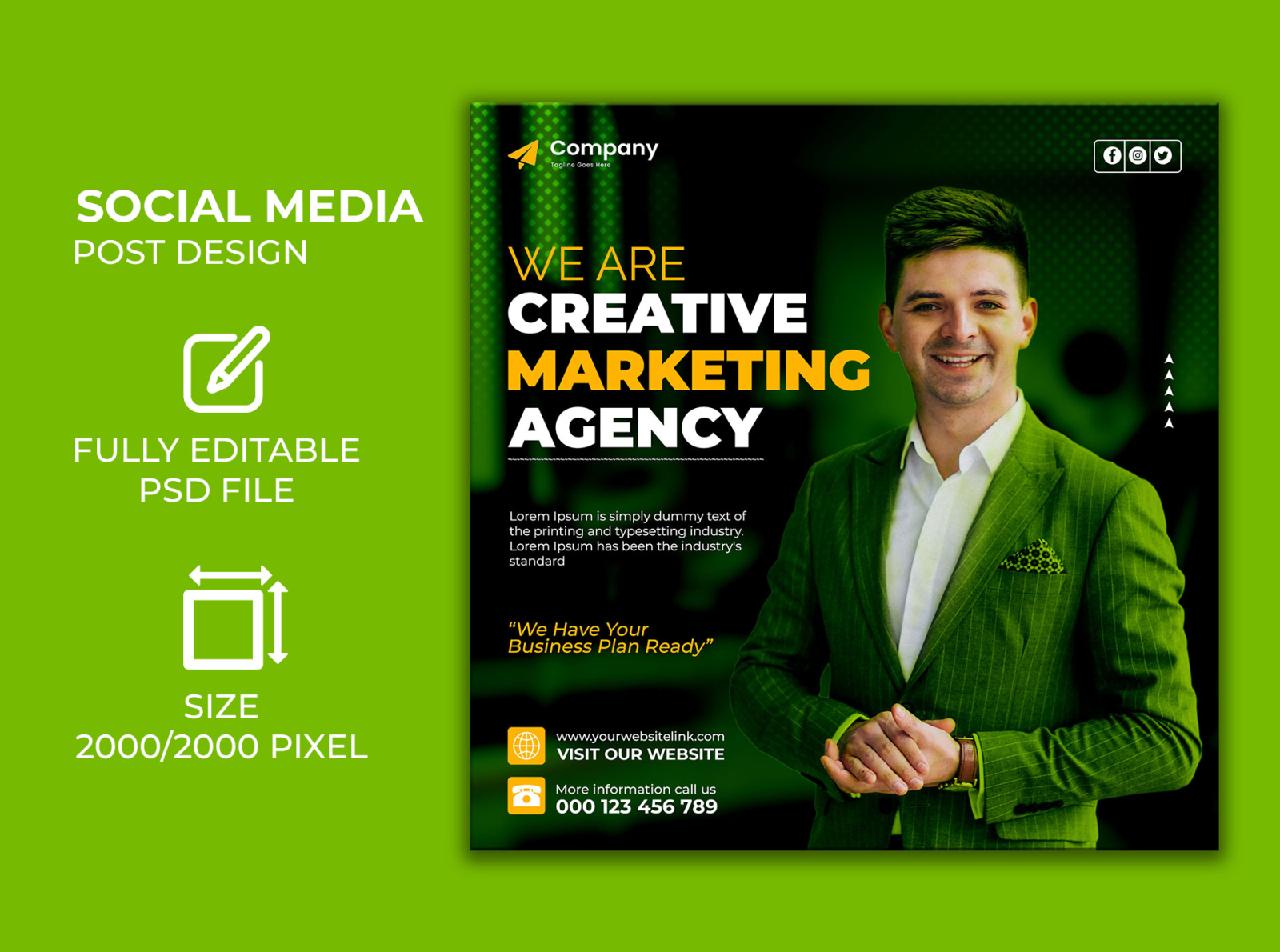 Corporate Social Media Post Design - Banner Ads Design by Nh Shabbir on ...