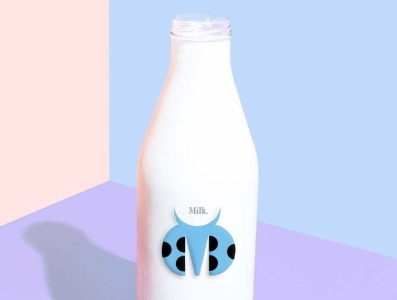 Morning milk branding grraifcdesign logo milk minimal
