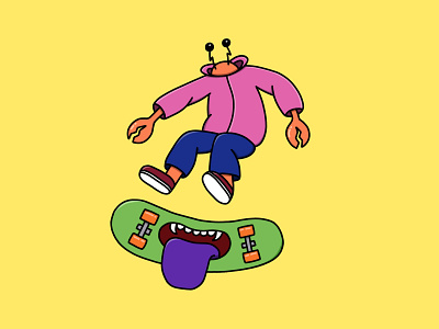 Just another one skater character design design graphic design illustration illustrator procreate skate