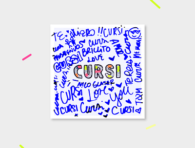 CURSI - Album Cover album artist cover design graphic design music single song spotify youtube