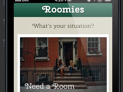 Roomies Living Situation ios iphone preferences ui