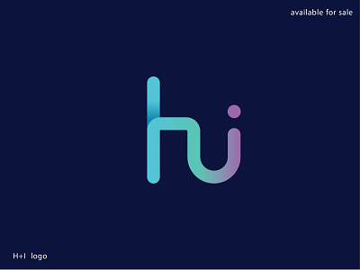 Hi logo(unused) brand brand design brand identity branding branding design logo logo design minimalist logo