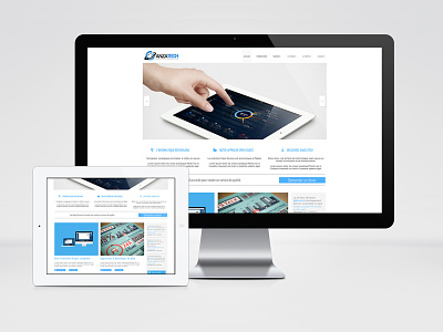 Clean webdesign for a Drupal template bootstrap clean css3 drupal html5 imac ipad responsive template webdesign