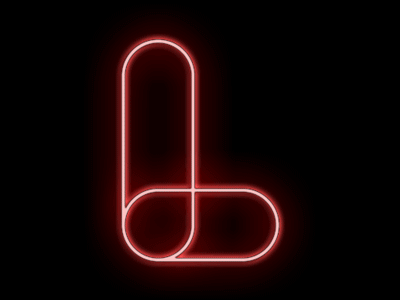 Cellar Bar Taste Neon Look glow red typography