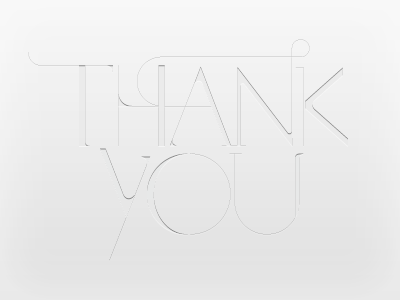 Thanks greyscale subtle thank you typography