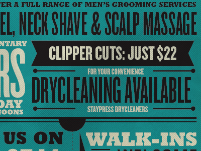 New Grooming typography