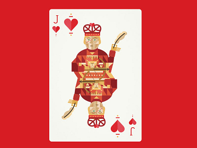 Tyrion as the Jack of Hearts design game of thrones illustration playing cards vector