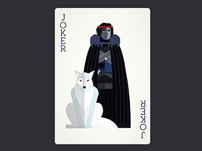 Jon Snow as the Joker