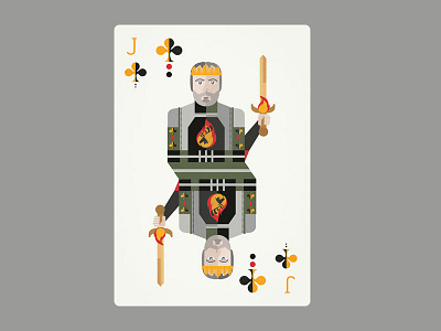 Stannis as the Jack of Clubs