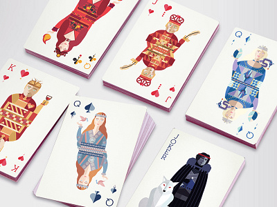 Game of Thrones Playing Cards - Mockup 1