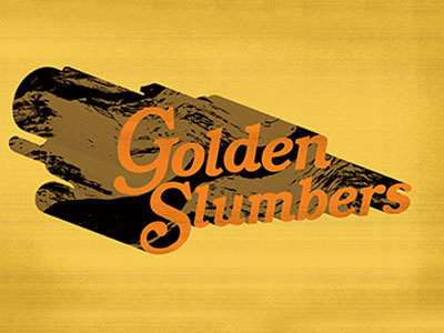 Golden Slumbers 3d font illustration retro type typography