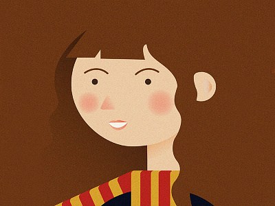 Minimal Hermione harry potter hermione minimal portrait