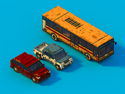 Voxel Cars