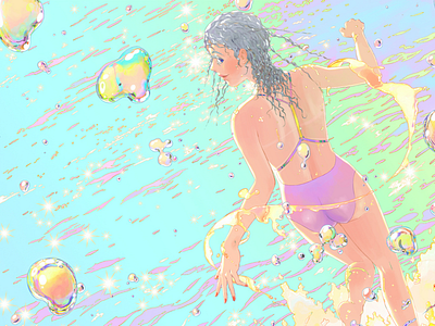 summer design illustration