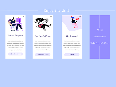 Drill design figma illustration routine ui ux