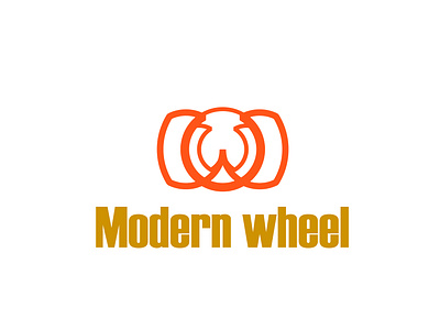 modern wheel logo