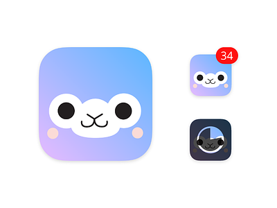 Daily UI #005 App Icon alpaca alpacasso app icon mobile mobile icon owo