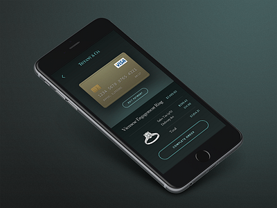 Tiffany & Co. App Concept cart credit card ecommerce interface jewelry payment ui ux