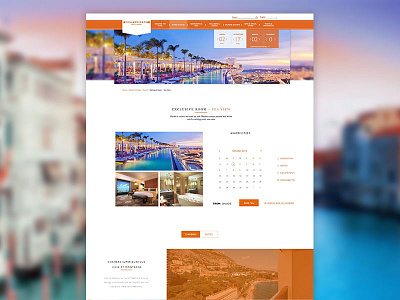 Hotel Monte Carlo Bay design hotel montecarlo ui web web design