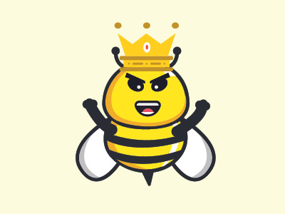 Logo Goldenbuzz ai bee blog buzz gold golden illustration logo vector