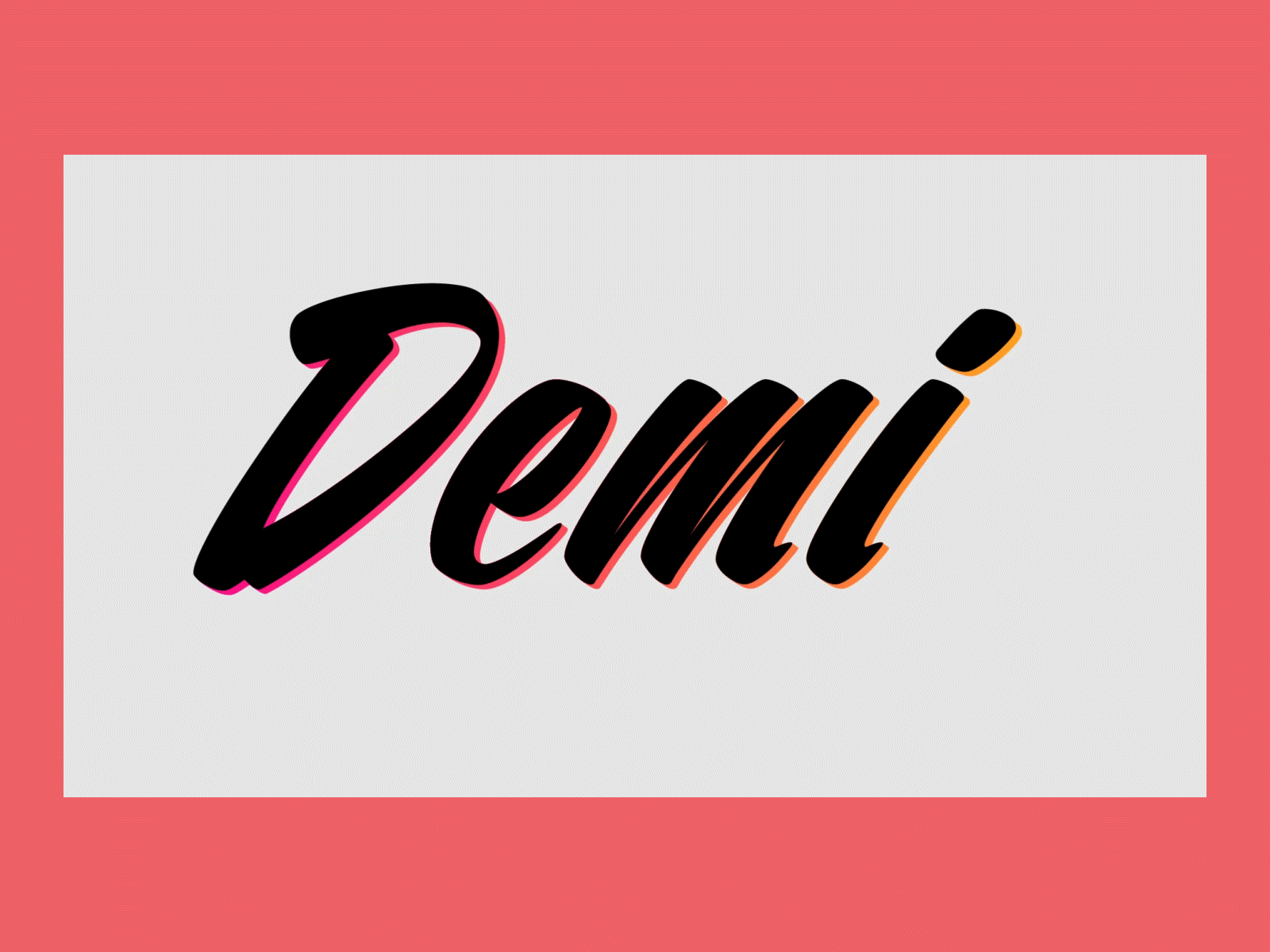 MTV Demi Lovato Spot animation design gif television title card title design title sequence typography