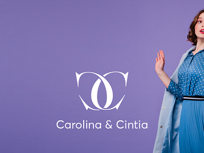 Carolina & Cintia branding fashion flat graphic design instagram logo luxury store