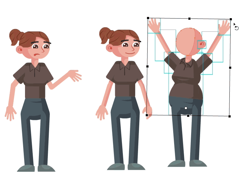 2d animation rigging characters