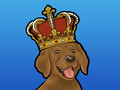 Canine Royalty crown puppy