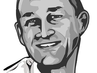 vector portrait test bw portrait vector