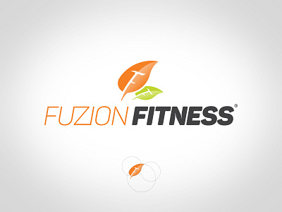 Fuzion Fitness construction corporate fibonacci fitness golden health lifestyle logo ratio