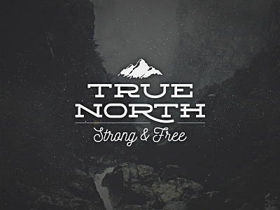 True North Strong & Free canada extended font new oh retro serif slab stylistic vintage