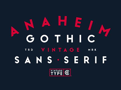 Anaheim Gothic $3 OFF artisan design display font geometric hipster logo packaging sans serif vintage