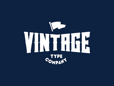 Vintage Type Company Logo anaheim company dorchester font fonts hipster logo sans type vintage