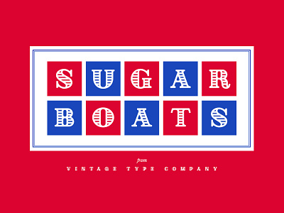 Sugar Boats on VTC artisan bold deco display font fonts hipster nautical old serif styles vintage