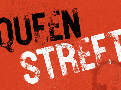 Queen Street Display Font display font fonts inked layered retro rough sans stackable vintage