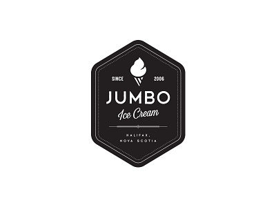 JUMBO Ice Cream badge cream display font fonts free hipster ice logo logos sans vintage