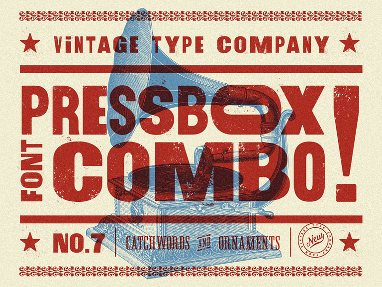 Pressbox Font Combo By Sean Coady On Dribbble