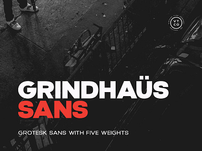 Grindhaus Sans black bold display family font gothic grindhaus grotesk grotesque heavy sans vintage