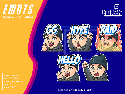 bluezer Twitch Emotes