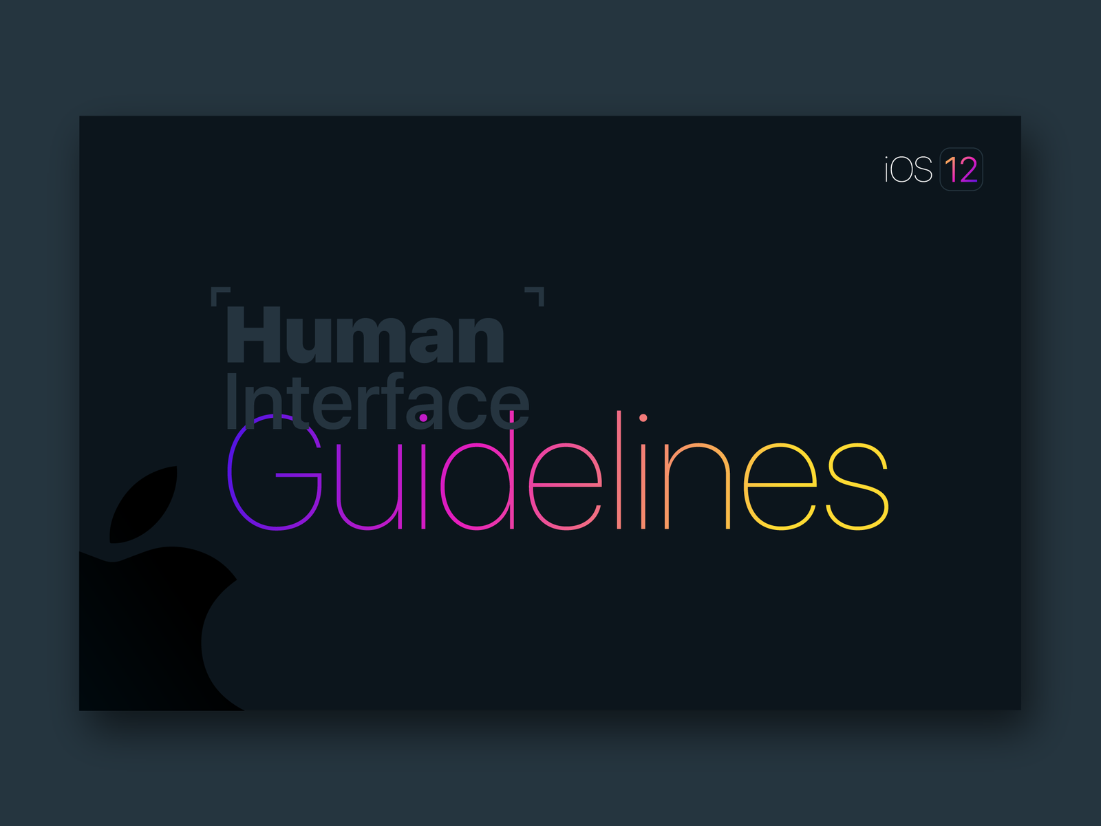 Apple human interface guidelines что это