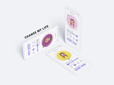 Game setting for Change My Life dailyui design ui ux