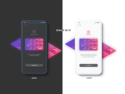 Success! Wait, Error. dailyui design ui ux
