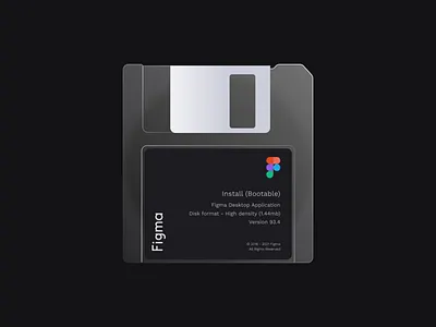 Floppy figma figma figmadesign floppy floppydisk illustration