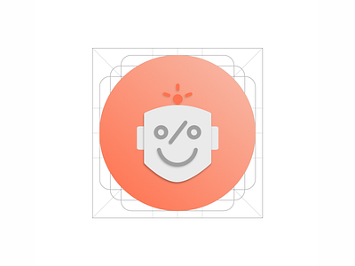 Facturabot icon re-imagined android app branding icon material design