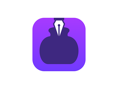 Ink Icon iOS App (Concept) app design icon ink ios