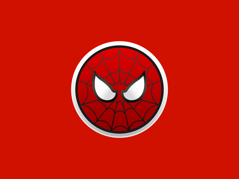 Spiderman Coin (Classic Red Costume) by Victor Kernes on Dribbble