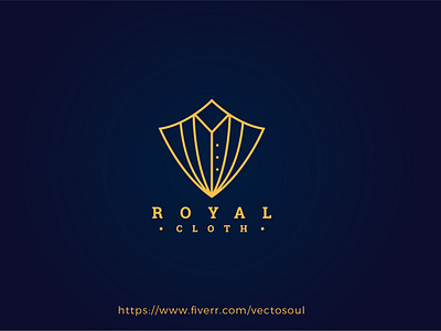 Redesigned a logo for royal clothes