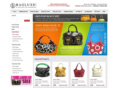 Ecommerce Webdesign