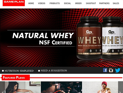 Wedesign for Whey Protein