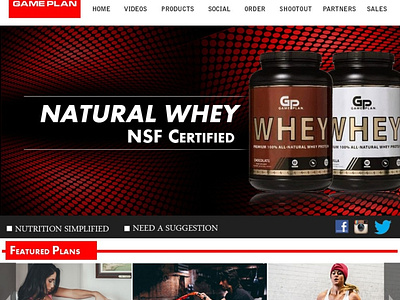 Wedesign for Whey Protein